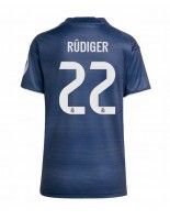 Real Madrid Antonio Rudiger #22 Bortedrakt Dame 2025-26 Korte ermer